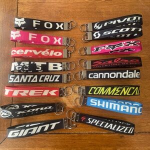 Super cool Mountain Bike/Road Bike Wristlet Keychains